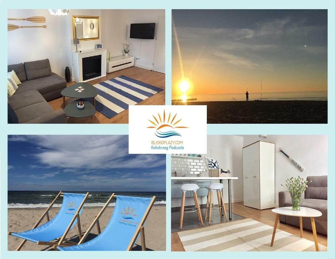 Apartamenty Blisko Plazy Podczele 科沃布热格 外观 照片